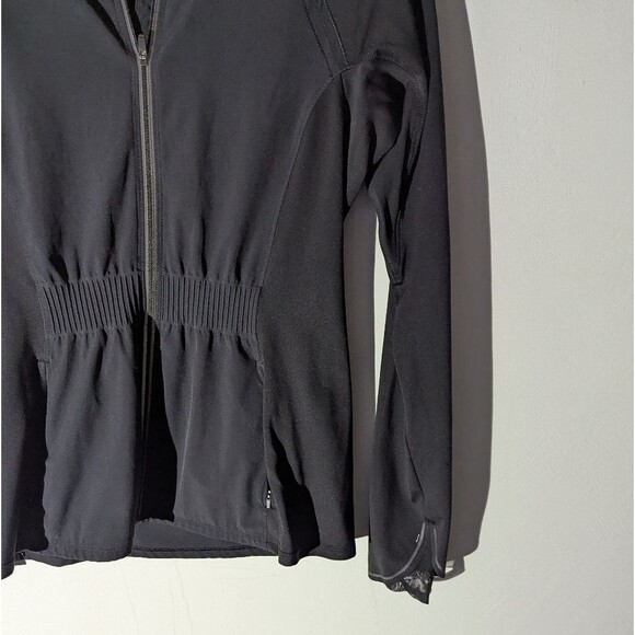 Athleta Black Full Zip Track Athletic Jacket Women's Size XS - Picture 4 of 8